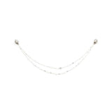 2 Charms Paris silver chain.-Charms-Marque: Référence: 19-KELA- -DIAM'S NC