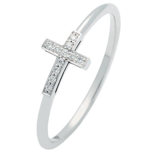 Bague croix en or blanc sertie de diamants-Bagues diamants-Marque:Référence: D9.69-OBMétal: Or blancTitre: 18 caratsPoids du métal: 1,10 GrType de pierre: Diamant(s)Poids: 0,09 CtForme - taille: Taille brillantCouleur: FPureté: SI1Comment choisir sa taille de doigt:cliquer pour découvrir notre guide des tailles imprimable-DIAM'S- -DIAM'S NC