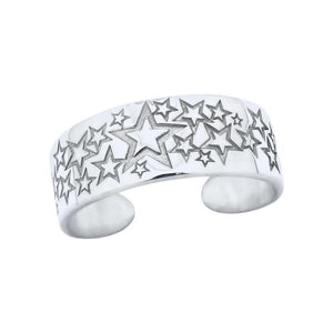 Bague de pied en argent motif étoiles.-Bagues de pied-Marque:Référence: L.BP4/AMétal: ArgentTitre: 925Poids du métal: 1,50 GrComment choisir sa taille de doigt:cliquer pour découvrir notre guide des tailles imprimable-DIAM'S- -DIAM'S NC