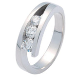 Bague en or blanc sertie de diamants.-Bagues diamants-Marque:Référence: D9.23/OBMétal: Or blancTitre: 18 caratsPoids du métal: 5,40 GrType de pierre: Diamant(s)Poids: 0,45 CtForme - taille: Taille brillantCouleur: FPureté: SI1Comment choisir sa taille de doigt:cliquer pour découvrir notre guide des tailles imprimable-DIAM'S- -DIAM'S NC