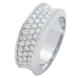 Bague en or blanc sertie de diamants.-Bagues diamants-Marque:Référence: 2.964/OBMétal: Or blancTitre: 18 caratsPoids du métal: 8,20 GrType de pierre: Diamant(s)Poids: 0,82 CtForme - taille: Taille brillantCouleur: FPureté: SI1Type de pierre (2): Diamant(s)Poids (2): 0,02 CtForme - taille (2): Taille brillantCouleur (2): FPureté (2): SI1Comment choisir sa taille de doigt:cliquer pour découvrir notre guide des tailles imprimable-DIAM'S- -DIAM'S NC