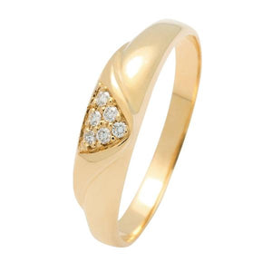 Bague en or jaune sertie de diamants.-Bagues diamants-Marque:Référence: D9.146Métal: Or jauneTitre: 18 caratsPoids du métal: 3,40 GrType de pierre: Diamant(s)Poids: 0,06 CtForme - taille: Taille brillantCouleur: FPureté: SI1Comment choisir sa taille de doigt:cliquer pour découvrir notre guide des tailles imprimable-DIAM'S- -DIAM'S NC