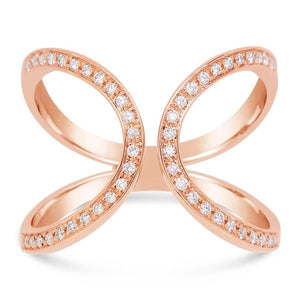 Bague en or rose sertie de diamants.-Bagues diamants-Marque:Référence: D9.118-ROMétal: Or roseTitre: 18 caratsPoids du métal: 3,70 GrType de pierre: Diamant(s)Poids: 0,38 CtForme - taille: Taille brillantCouleur: FPureté: SI1Comment choisir sa taille de doigt:cliquer pour découvrir notre guide des tailles imprimable-DIAM'S- -DIAM'S NC