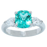 Bague or blanc sertie d'un chrysobéryl de laboratoire et de diamants taille poire certifiés.-Bagues pierres précieuses-Marque: Référence: D0.245-OB-CH-MMétal: Or blancTitre: 18 caratsPoids du métal: 4,50 GrType de pierre: Chrysobéryl de laboratoirePoids: 2,25 CtForme - taille: Taille coussinCouleur: VertType de pierre (2): Diamant certifiéPoids (2): 0,60 CtForme - taille (2): Taille poireCouleur (2): DPureté (2): VS Comment choisir sa taille de doigt:cliquer pour découvrir notre guide des tailles imprimable