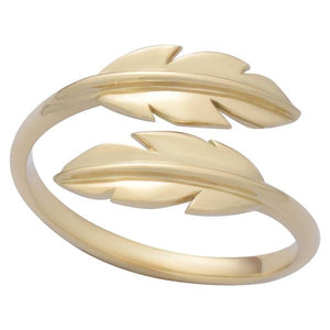 Bague plumes en or jaune-Bagues or et argent-Marque: Référence: D9.198Métal: or jauneTitre: 18 caratsPoids du métal: 2,60 Gr Comment choisir sa taille de doigt:cliquer pour découvrir notre guide des tailles imprimable-DIAM'S- -DIAM'S NC