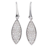 Boucle d'oreille en or blanc serties de diamants.-Boucles d'oreilles diamants-Marque:Référence: D6.14/OBMétal: Or blancTitre: 18 caratsPoids du métal: 4,50 GrType de pierre: Diamant(s)Poids: 1,08 CtForme - taille: Taille brillantCouleur: FPureté: SI1-DIAM'S- -DIAM'S NC