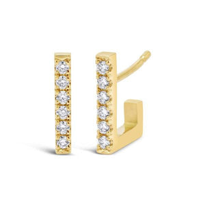 Boucle d'oreilles en or jaune serties de diamants-Boucles d'oreilles diamants-Marque:Référence: D6.160Métal: Or jauneTitre: 18 caratsPoids du métal: 1,50 GrType de pierre: Diamant(s)Poids: 0,12 CtForme - taille: Taille brillantPureté: SI1-DIAM'S- -DIAM'S NC