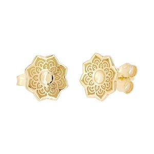 Boucle mandala en or jaune-Boucles d'oreilles or et argent-Marque:Référence: L6.32Métal: Or jauneTitre: 18 caratsPoids du métal: 1,30 Gr-DIAM'S- -DIAM'S NC