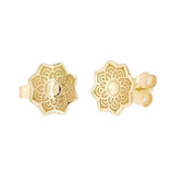 Boucle mandala en or jaune-Boucles d'oreilles or et argent-Marque:Référence: L6.32Métal: Or jauneTitre: 18 caratsPoids du métal: 1,30 Gr-DIAM'S- -DIAM'S NC
