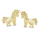 Boucles d'oreilles Licorne en or jaune-Boucles d'oreilles or et argent-Marque:Référence: L6.70Métal: Or jauneTitre: 18 caratsPoids du métal: 1,00 Gr-DIAM'S- -DIAM'S NC