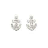 Boucles d'oreilles ancre de marine en or blanc serties de diamants-Boucles d'oreilles diamants-Marque:Référence: D6.43-OBMétal: Or blancTitre: 18 caratsPoids du métal: 1,30 GrType de pierre: Diamant(s)Poids: 0,32 CtForme - taille: Taille brillantCouleur: FPureté: SI1-DIAM'S- -DIAM'S NC