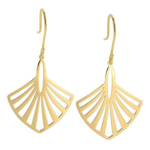Boucles d'oreilles en or jaune motif feuille.-Boucles d'oreilles or et argent-Marque: Référence: L6.53Métal: Or jauneTitre: 18 caratsPoids du métal: 2,10 Gr-DIAM'S- -DIAM'S NC