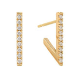 Boucles d'oreilles en or jaune serties de diamants.-Boucles d'oreilles diamants-Marque:Référence: D6.156Métal: Or jauneTitre: 18 caratsPoids du métal: 1,50 GrType de pierre: Diamant(s)Poids: 0,18 CtForme - taille: Taille brillantCouleur: FPureté: SI1-DIAM'S- -DIAM'S NC