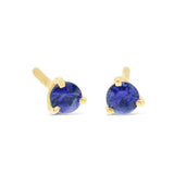 Boucles d'oreilles en or jaune serties de saphirs.-Boucles d'oreilles pierres précieuses-Marque:Référence: P/SA22/10Métal: Or jauneTitre: 18 caratsPoids du métal: 0,50 GrType de pierre: Saphir(s)Poids: 0,08 CtForme - taille: RondeCouleur: Bleu-DIAM'S- -DIAM'S NC