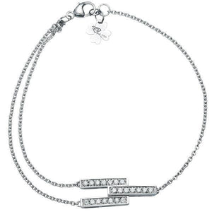 Bracelet en or blanc serti de diamants.-Bracelets diamants-Marque:Référence: D4.54-OBMétal: Or blancTitre: 18 caratsPoids du métal: 3,30 GrType de pierre: Diamant(s)Poids: 0,21 CtForme - taille: Taille brillantCouleur: FPureté: SI1-DIAM'S- -DIAM'S NC