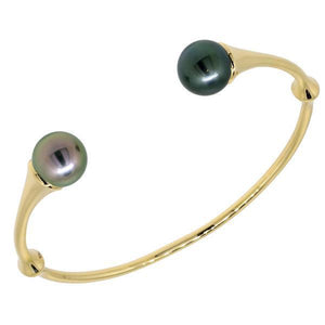 Bracelet en or jaune toi et moi et perles de Tahiti-Bracelets perle-Marque:Référence: D4.90-185Métal: Or jauneTitre: 18 caratsPoids du métal: 14,10 GrType de pierre: Perle(s) de TahitiForme - taille: RondePureté: A-DIAM'S- -DIAM'S NC