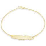 Bracelet identité Calédonie en or jaune.-Bracelets gourmette identitée-Marque:Référence: L4.29Métal: Or jauneTitre: 18 caratsPoids du métal: 2,10 Gr-DIAM'S- -DIAM'S NC