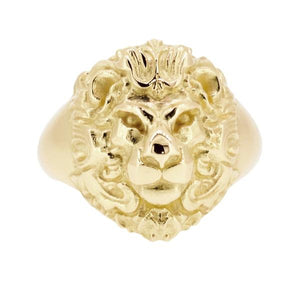 Chevalière en or jaune Tête de Lion.-Chevalières-Marque:Référence: D8.32Métal: Or jauneTitre: 18 caratsPoids du métal: 12,30 GrComment choisir sa taille de doigt:cliquer pour découvrir notre guide des tailles imprimable-DIAM'S- -DIAM'S NC