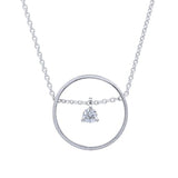 Collier en or blanc serti d'un diamant.-Pendentifs & Colliers diamants-Marque:Référence: D3.200-OBMétal: Or blancTitre: 18 caratsPoids du métal: 2,40 GrType de pierre: Diamant(s)Poids: 0,07 CtForme - taille: Taille brillantCouleur: FPureté: SI1-DIAM'S- -DIAM'S NC