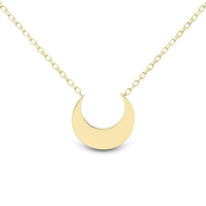 Collier en or jaune motif croissant de lune-Chaines or et argent-Marque:Référence: L3.159Métal: Or jauneTitre: 18 caratsPoids du métal: 2,00 Gr-DIAM'S- -DIAM'S NC