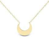 Collier en or jaune motif croissant de lune-Chaines or et argent-Marque:Référence: L3.159Métal: Or jauneTitre: 18 caratsPoids du métal: 2,00 Gr-DIAM'S- -DIAM'S NC