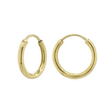 Créoles DIAM'S fil rond or jaune 1,4 mm, diamètre interieur 8 mm-Boucles d'oreilles or et argent-Marque:Référence: C1.4-D8Métal: Or jauneTitre: 18 caratsPoids du métal: 0,70 Gr-DIAM'S- -DIAM'S NC