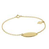 Gourmette en or jaune, chaine forçat diamantée.-Bracelets gourmette identitée-Marque:Référence: L4.64-FDMétal: Or jauneTitre: 18 caratsPoids du métal: 1,40 Gr-DIAM'S- -DIAM'S NC