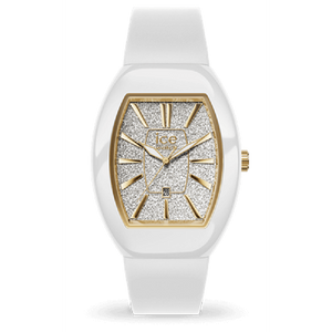 ICE boliday - Dome - White glitter gold - Small - 3H+D-Montres femme-Marque:Référence: 024033-ICE WATCH- -DIAM'S NC