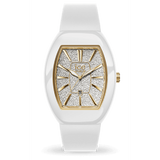 ICE boliday - Dome - White glitter gold - Small - 3H+D-Montres femme-Marque:Référence: 024033-ICE WATCH- -DIAM'S NC
