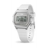 ICE digit retro - Metal silver mirror - White - Small-Montres femme-Marque:Référence: 022734-ICE WATCH- -DIAM'S NC