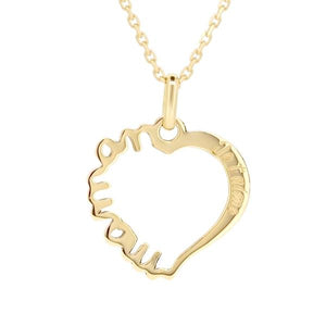 Pendentif Maman je t'aime en or jaune-Pendentifs & Colliers or et argent-Marque:Référence: L3.142Métal: Or jauneTitre: 18 caratsPoids du métal: 0,80 Gr-DIAM'S- -DIAM'S NC