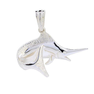 Pendentif Marlin en argent 925-Pendentif animaux-Marque: Référence: 3.598-A Métal: ArgentTitre: 925Poids du métal: 5,4 Gr-DIAM'S- -DIAM'S NC