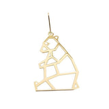 Pendentif Origami Ours en or jaune 18 carats.-Pendentifs Origami-Marque:Référence: BEARMétal: Or jauneTitre: 18 caratsPoids du métal: 0,80 Gr-DIAM'S- -DIAM'S NC