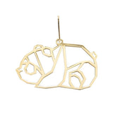 Pendentif Origami Panda en or jaune 18 carats.-Pendentifs Origami-Marque:Référence: PANDAMétal: Or jauneTitre: 18 caratsPoids du métal: 1,10 Gr-DIAM'S- -DIAM'S NC
