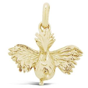 Pendentif cagou en or jaune.-Pendentif animaux-Marque:Référence: 5.93Métal: Or jauneTitre: 18 caratsPoids du métal: 1,40 Gr-DIAM'S- -DIAM'S NC