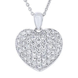 Pendentif coeur en or blanc serti de diamants-Pendentifs & Colliers diamants-Marque:Référence: D3.26-OBMétal: Or blancTitre: 18 caratsPoids du métal: 4,70 GrType de pierre: Diamant(s)Poids: 1,43 CtForme - taille: Taille brillantCouleur: FPureté: SI1-DIAM'S- -DIAM'S NC
