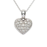 Pendentif coeur en or blanc serti de diamants.-Pendentifs & Colliers diamants-Marque:Référence: 3.763-OBMétal: Or blancTitre: 18 caratsPoids du métal: 2,80 GrType de pierre: Diamant(s)Poids: 0,49 CtForme - taille: Taille brillantCouleur: FPureté: SI1Type de pierre (2): Diamant(s)Poids (2): 0,30 CtForme - taille (2): Taille brillantCouleur (2): FPureté (2): SI1-DIAM'S- -DIAM'S NC