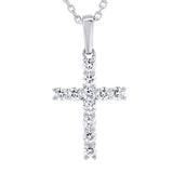 Pendentif croix en or blanc serti de diamants.-Pendentif Religieux-Marque:Référence: D3.6/OBMétal: Or blancTitre: 18 caratsPoids du métal: 1,30 GrType de pierre: Diamant(s)Poids: 0,44 CtForme - taille: Taille brillantCouleur: FPureté: SI1-DIAM'S- -DIAM'S NC