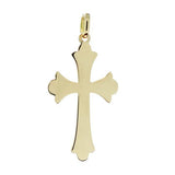 Pendentif croix en or jaune-Pendentif Religieux-Marque:Référence: L3.200M tal: Or jauneTitre: 18 caratsPoids du m tal: 1,30 GrPuret : Type de pierre (2): Poids (2): Forme - taille (2): Couleur (2): Puret (2):-DIAM'S- -DIAM'S NC