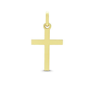 Pendentif croix en or jaune.-Pendentif Religieux-Marque:Référence: L3.191Métal: Or jauneTitre: 18 caratsPoids du métal: 0,60 Gr-DIAM'S- -DIAM'S NC