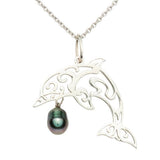 Pendentif dauphin en argent 925. 1keishi-Pendentifs & Colliers perle-Marque:Référence: L3.11/AR/KEIMétal: ArgentTitre: 925Poids du métal: 0,70 Gr-DIAM'S- -DIAM'S NC