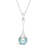 Pendentif en argent et perle de Tahiti.-Pendentifs & Colliers perle-Marque: Référence: 3.952/A/201Métal: ArgentTitre: 925Poids du métal: 12,80 GrType de pierre: Perle(s) de TahitiForme - taille: Drop-DIAM'S- -DIAM'S NC