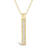 Pendentif en or jaune serti de diamants.-Pendentifs & Colliers diamants-Marque:Référence: D3.29Métal: Or jauneTitre: 18 caratsPoids du métal: 2,00 GrType de pierre: Diamant(s)Poids: 0,27 CtForme - taille: Taille brillantCouleur: FPureté: SI1-DIAM'S- -DIAM'S NC