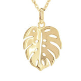 Pendentif feuille Deliciosa en or jaune-Pendentifs & Colliers or et argent-Marque:Référence: L3.137Métal: Or jauneTitre: 18 caratsPoids du métal: 1,10 Gr-DIAM'S- -DIAM'S NC