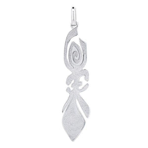 Pendentif flèche ISOLA pascale GERY en or blanc.-Pendentifs flèche faitière-Marque:Référence: L5.132-OBMétal: Or blancTitre: 18 caratsPoids du métal: 0,80 Gr-UMAMEKS- -DIAM'S NC