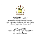 Pendentif flèche LISE Pascale GERY en or blanc-Pendentifs flèche faitière-Marque:Référence: L5.133-OBMétal: Or blancTitre: 18 caratsPoids du métal: 0,70 Gr-UMAMEKS- -DIAM'S NC