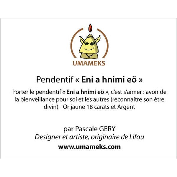 Pendentif flèche UMAMEKS en or jaune.-Pendentifs flèche faitière-Marque:Référence: L5.124Métal: Or jauneTitre: 18 caratsPoids du métal: 1,00 Gr-UMAMEKS- -DIAM'S NC