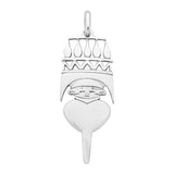 Pendentif flèche faitière en argent.-Pendentifs flèche faitière-Marque:Référence: L5.8/AMétal: ArgentTitre: 925Poids du métal: 1,00 Gr-DIAM'S- -DIAM'S NC