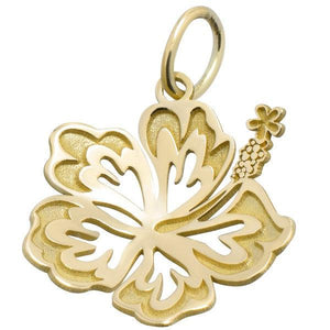 Pendentif hibiscus en or jaune moyen modèle.-Pendentifs & Colliers or et argent-Marque:Référence: L5.32Métal: Or jauneTitre: 18 caratsPoids du métal: 0,70 Gr-DIAM'S- -DIAM'S NC