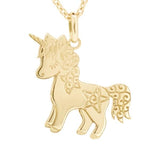 Pendentif licorne et etoiles en or jaune-Pendentif animaux-Marque:Référence: L3.110Métal: Or jauneTitre: 18 caratsPoids du métal: 0,70 Gr-DIAM'S- -DIAM'S NC